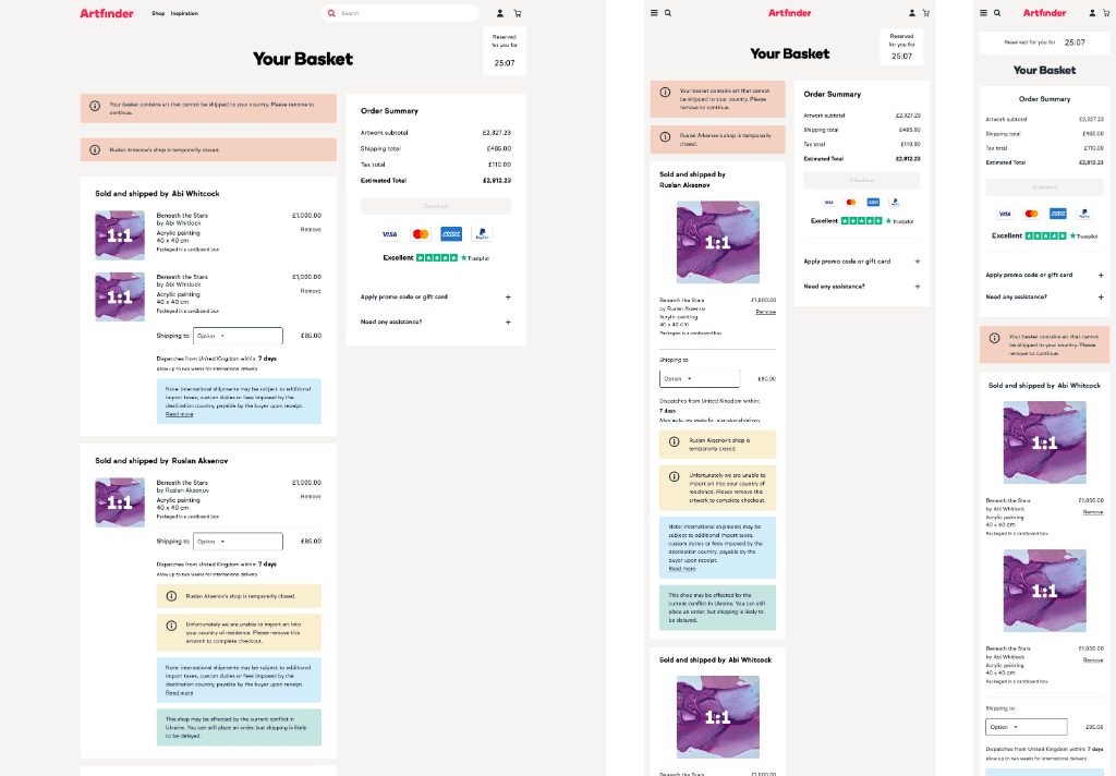Screenshot: The Original Cluttered UI