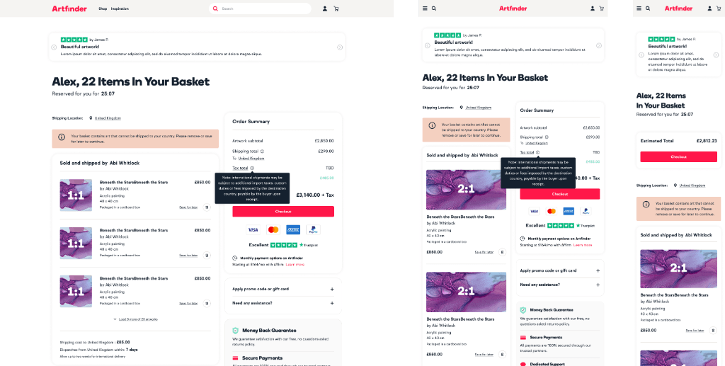 Close-up: The New Mobile Checkout Flow